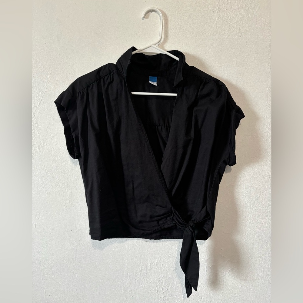 Black Blouse Old Navy Small
